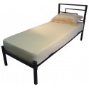 Кровать односпальная металлическая в стиле лофт "Таис-1-800" 